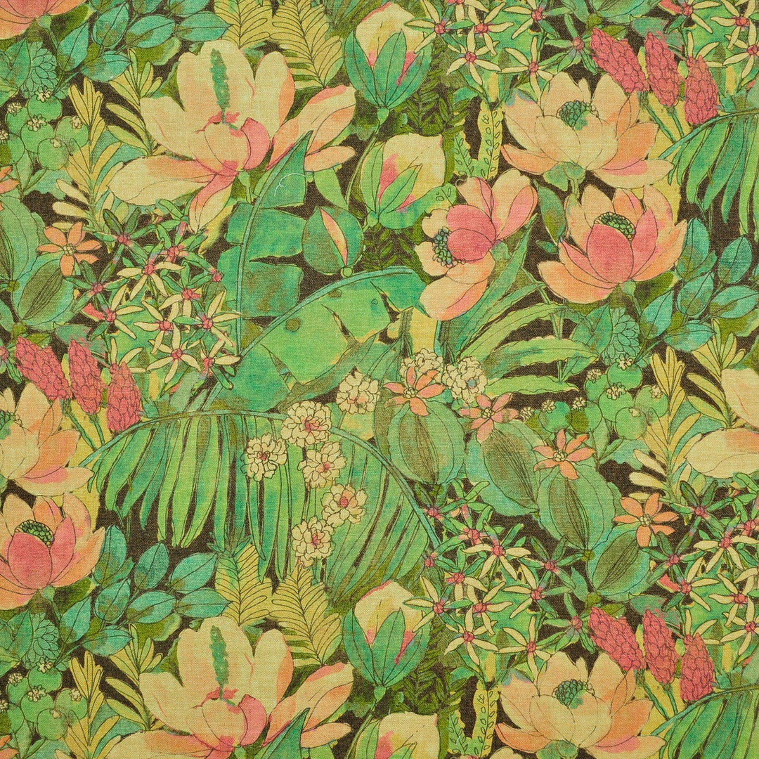 Dream Away Tigers Eye 481071 by PKL Studio Designer Fabric - 75% Cotton 25% Linen Pakistan 15000 Horizontal: 27.000" and Vertical: 27.000" 54 - Swanky Fabrics -