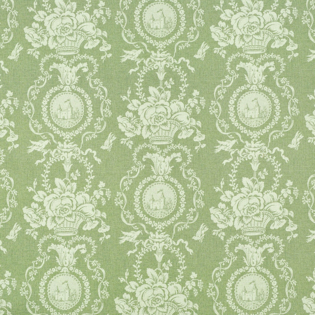Chalet Elegante Herbal 481143 by PKL Studio Designer Fabric - 100% Cotton Pakistan 51000 Horizontal: 6.750" and Vertical: 13.500" 54 - Swanky Fabrics -