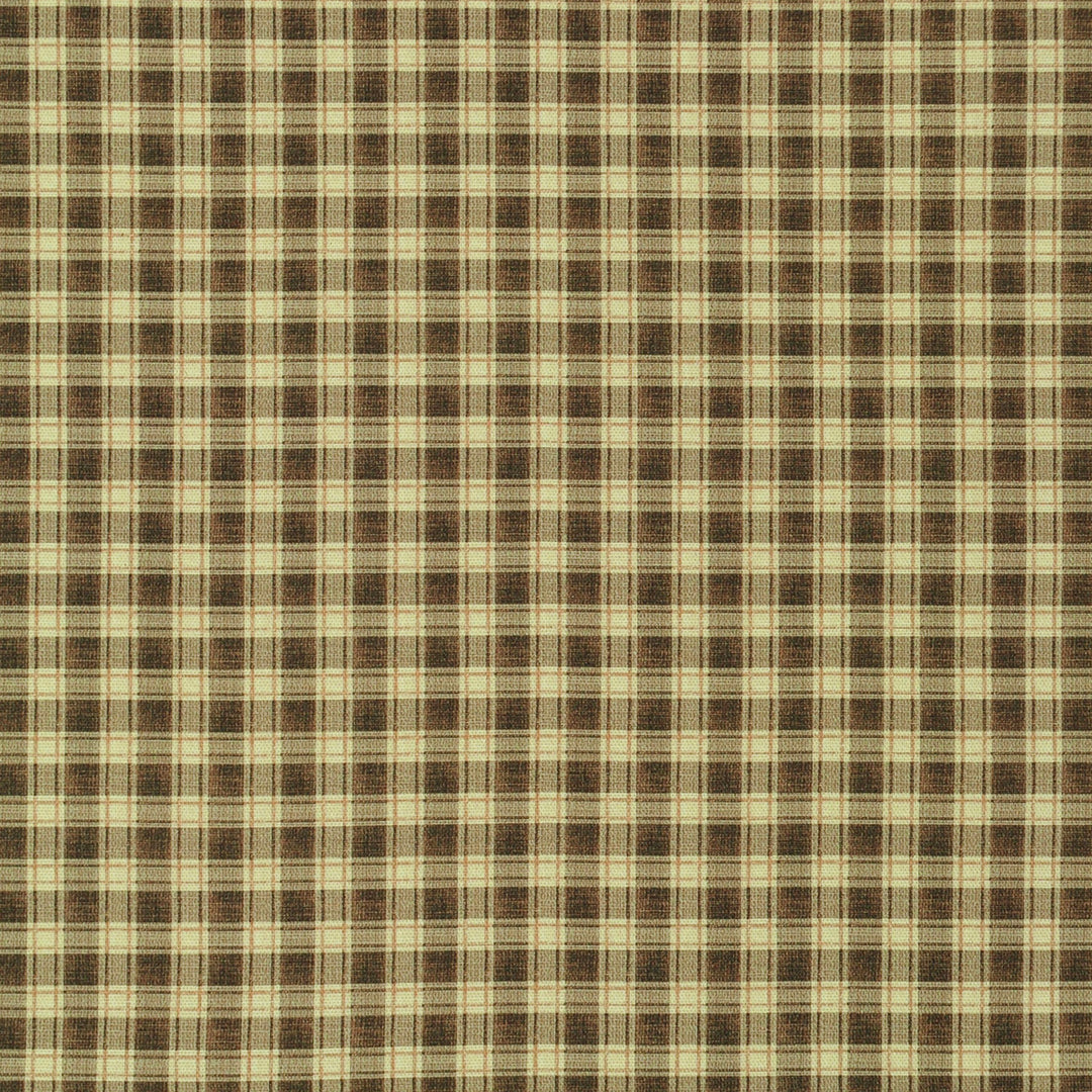 Le Cheque Espresso 481182 by PKL Studio Designer Fabric - 100% Cotton Pakistan 51000 Horizontal: 1.600" and Vertical: 1.400" 54 - Swanky Fabrics -