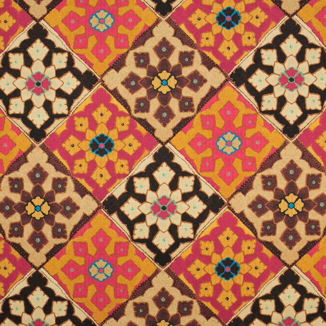 Carpet Couture Berrywine 481190 by PKL Studio Designer Fabric - 100% Cotton Peru 30000 Horizontal: 13.500" and Vertical: 26.750" 54 - Swanky Fabrics -