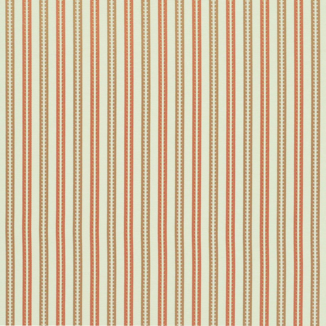 Beverly Stripe Coral 481365 by PKL Studio Designer Fabric - 100% Polyester India 51000 Horizontal: 1.375" and Vertical: .125" 56 - Swanky Fabrics -