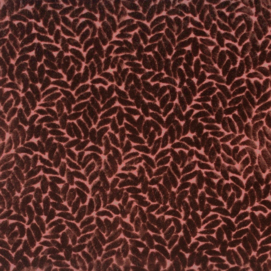 Luxe Leaf Merlot 481624 by PKL Studio Designer Fabric - 100% Polyester Back:100% Polyester China 51000 Horizontal: 5.500" and Vertical: 4.500" 56 - Swanky Fabrics -