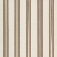 4945  Taupe Tailored Bar Stripe by Sunbrella Designer Fabric our website for purchase 100% Sunbrella Acrylic USA (see sample) 9.0" (22.9cm) 46"  - Swanky Fabrics -