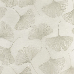 Gingko Leaf Platinum by Kravet Designer Fabric