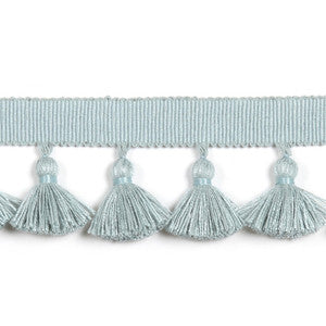 Hellenic Key Tassel Fringe Mist by Europatex Designer Trim