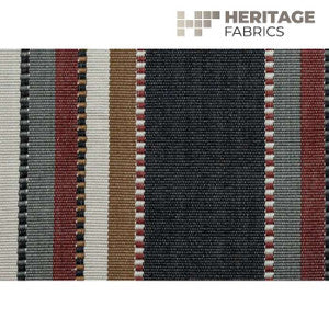 Apache Black Cabernet by Roth & Tompkins Designer Fabric