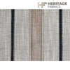 Trafalgar Stripe Peppercorn by Roth & Tompkins Designer Fabric