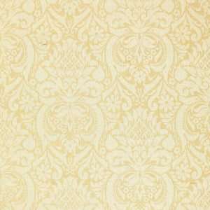 Valencay Damask Ivory 5000410 by Schumacher Designer Wallcovering