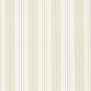 Chalon Stripe Putty 5002482 by Schumacher Designer Wallcovering