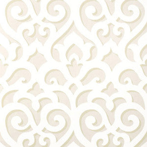 Veneto Cream 5003720 by Schumacher Designer Wallpaper