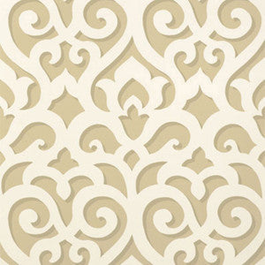 Veneto Taupe 5003721 by Schumacher Designer Wallpaper
