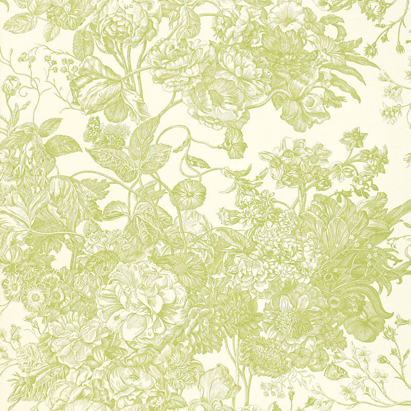 Toile Florissante Peridot 5004091 by Schumacher Designer Wallpaper SIGNATURE PRINTS Paper 0 UNITED STATES OF AMERICA </p><p>Repeat: Horizontal: 27" (69CM) and Vertical: 36" (91CM) 27 - Swanky Fabrics -