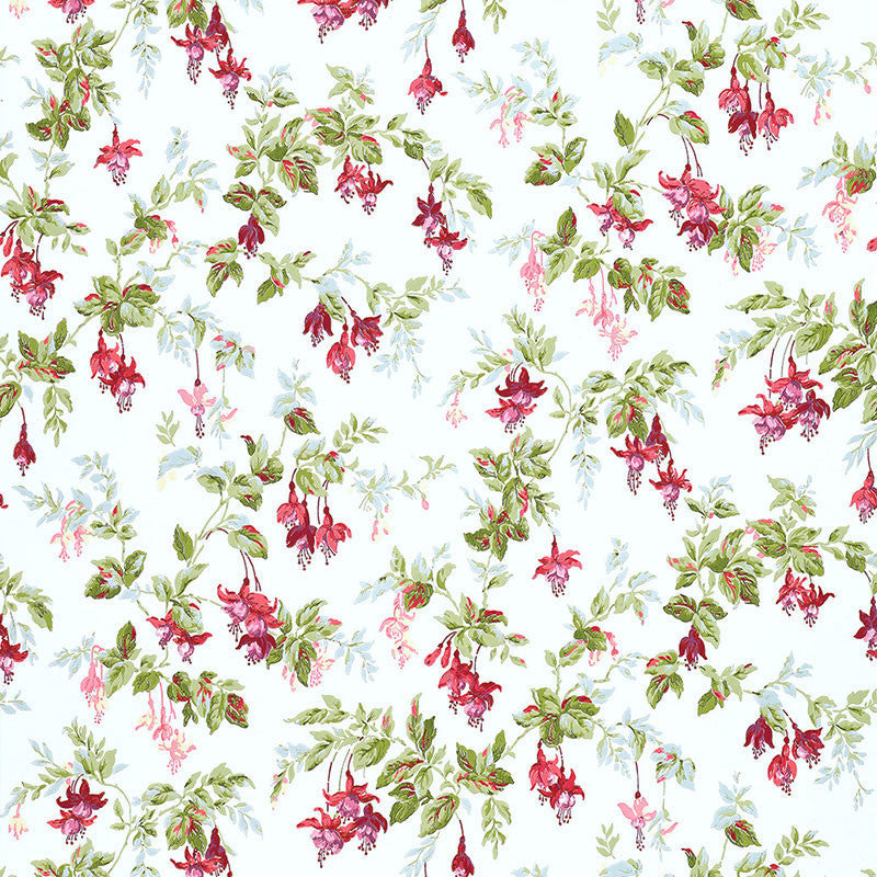 Garden Gate Ciel 5004342 by Schumacher Designer Wallpaper ATELIER Paper 0 UNITED STATES OF AMERICA </p><p>Repeat: Horizontal: 13 1/2" (34CM) and Vertical: 25 1/4" (64CM) 27 - Swanky Fabrics -