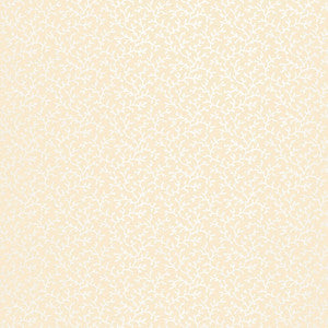 Coral Vine Parchment 5004410 by Schumacher Designer Wallcovering