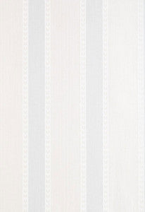 Lansdowne Strie Stripe Porcelain 5004620 by Schumacher Designer Wallcovering
