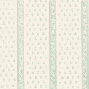 Katsura Stripe Water Blue 5005202 by Schumacher Designer Wallcovering