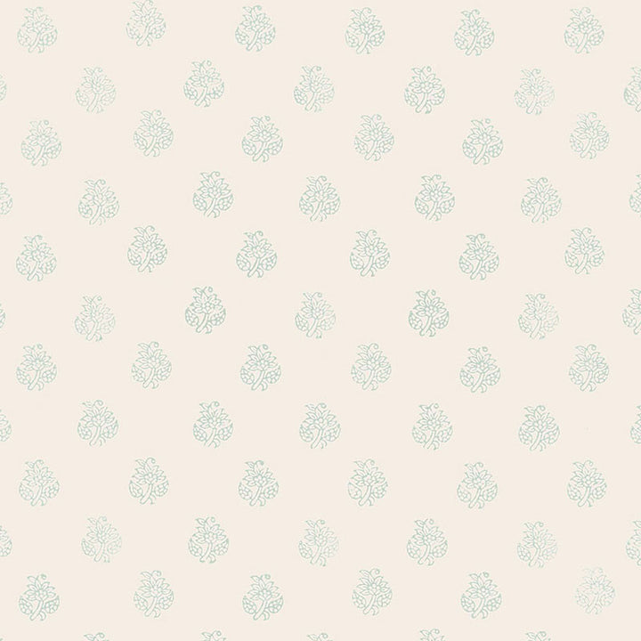 Kaladera Water Blue 5005252 by Schumacher Designer Wallpaper SIMPLY CHARMING Paper 0 INDIA </p><p>Repeat: Horizontal: and Vertical: 7" (18CM) 27 - Swanky Fabrics -