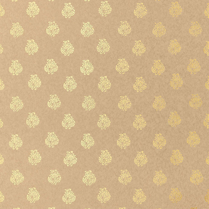 Kaladera Gilt 5005257 by Schumacher Designer Wallpaper JAIPUR / HAND BLOCK PRINTS Paper 0 INDIA </p><p>Repeat: Horizontal: and Vertical: 7" (18CM) 27 - Swanky Fabrics -