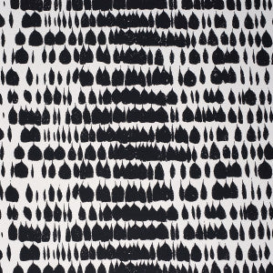 Queen Of Spain Black 5005881 by Schumacher Designer Wallcovering