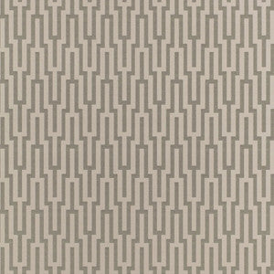 Metropolitan Fret Taupe 5005892 by Schumacher Designer Wallcovering