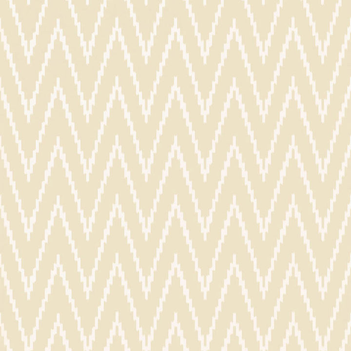 Kasari Ikat Alabaster 5005990 by Schumacher Designer Wallpaper BYZANTIUM Paper 0 UNITED STATES OF AMERICA </p><p>Repeat: Horizontal: 13 1/2" (34CM) and Vertical: 4 1/2" (11CM) 27 - Swanky Fabrics -