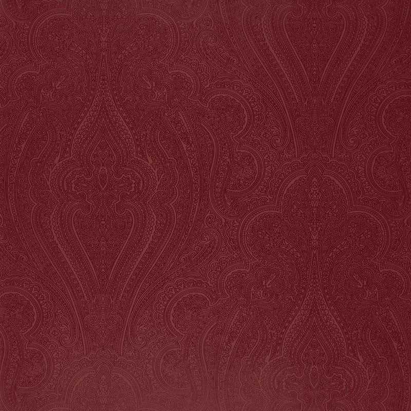Breckenridge Paisley Bordeaux 5006240 by Schumacher Designer Wallpaper LUXE LODGE Paper 0 UNITED KINGDOM </p><p>Repeat: Horizontal: 27" (69CM) and Vertical: 25 1/4" (64CM) 27 - Swanky Fabrics -