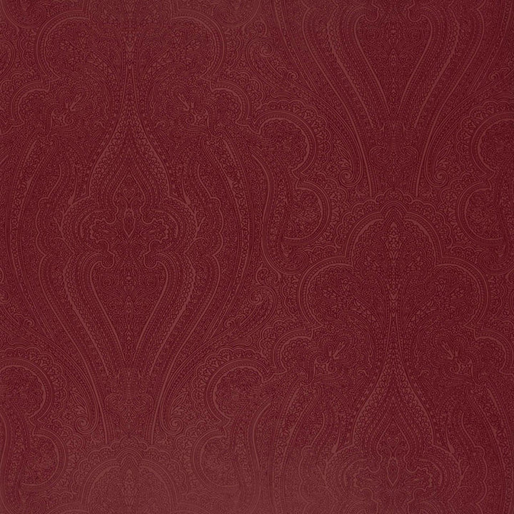 Breckenridge Paisley Bordeaux 5006240 by Schumacher Designer Wallpaper LUXE LODGE Paper 0 UNITED KINGDOM </p><p>Repeat: Horizontal: 27" (69CM) and Vertical: 25 1/4" (64CM) 27 - Swanky Fabrics -