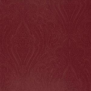 Breckenridge Paisley Bordeaux 5006240 by Schumacher Designer Wallcovering