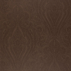 Breckenridge Paisley Java 5006242 by Schumacher Designer Wallcovering