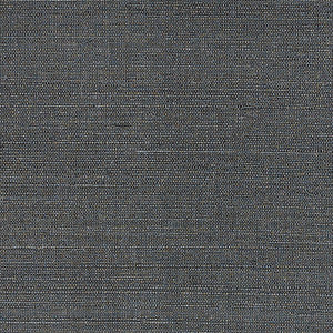 Hemp Shimmer Slate Shimmer 5007879 by Schumacher Designer Wallcovering