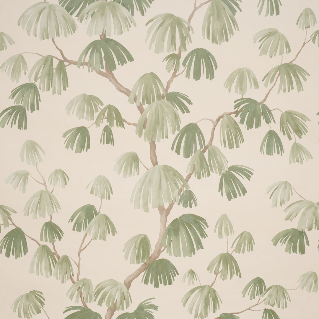 Weeping Pine Green 5008335 by Schumacher Designer Wallcovering