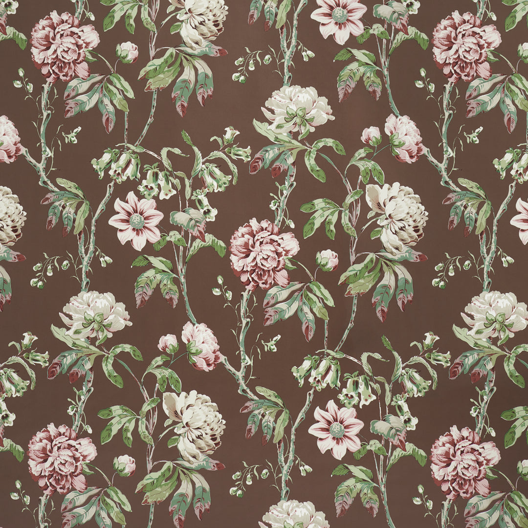 Daydream Chocolate 5011402 by Schumacher Designer Wallcovering