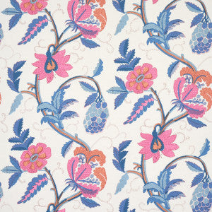 Indali Rose & Indigo 5013242 by Schumacher Designer Wallcovering