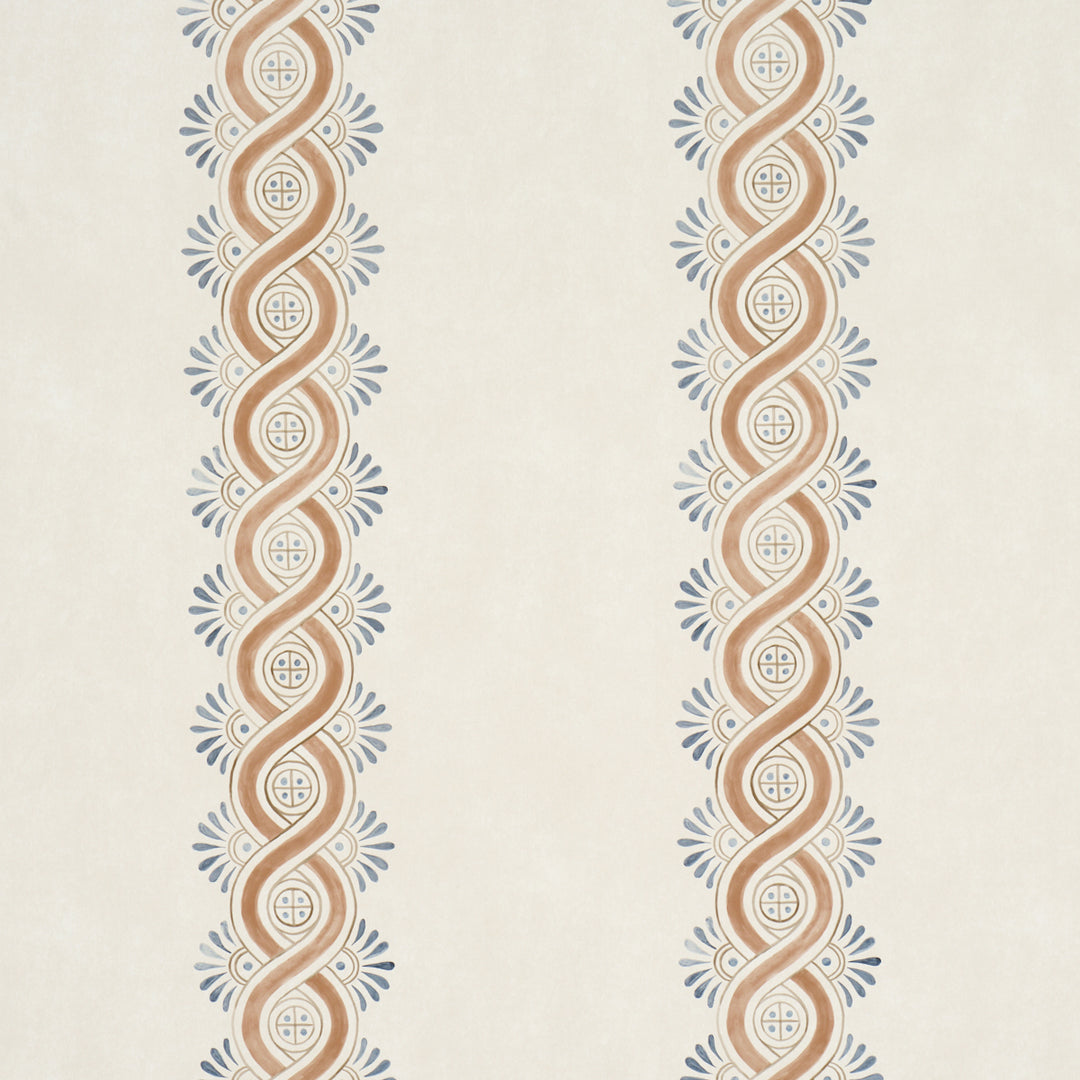 Leonidis Stripe Saffron 5016462 by Schumacher Designer Wallcovering