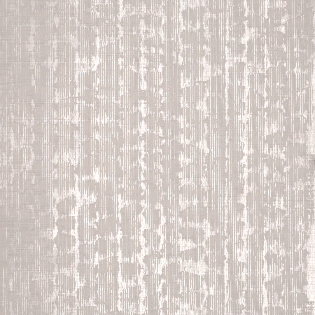 Rune Pinstripe Wallcovering Silver 5017430 by Schumacher Designer Wallcovering