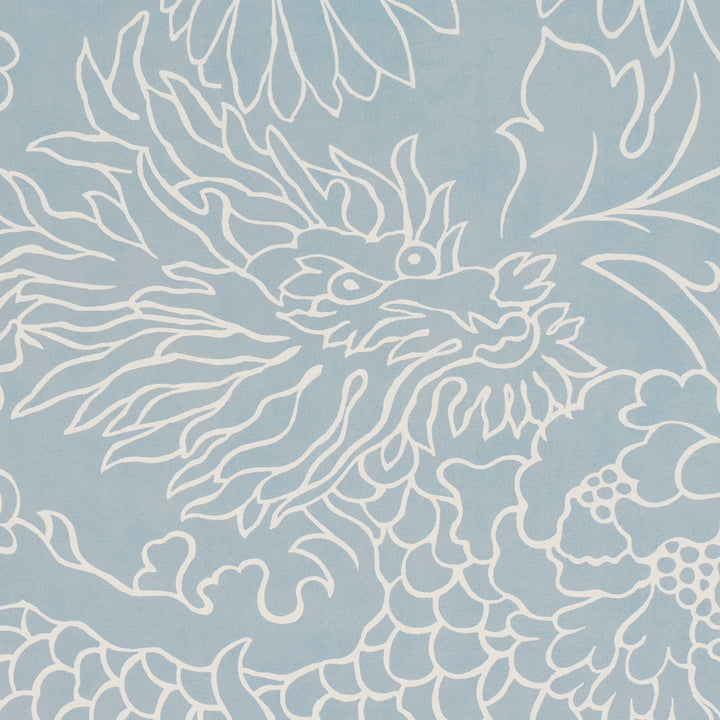Chiang Mai Dragon Silhouette Ciel De Provence 5017920 Schumacher