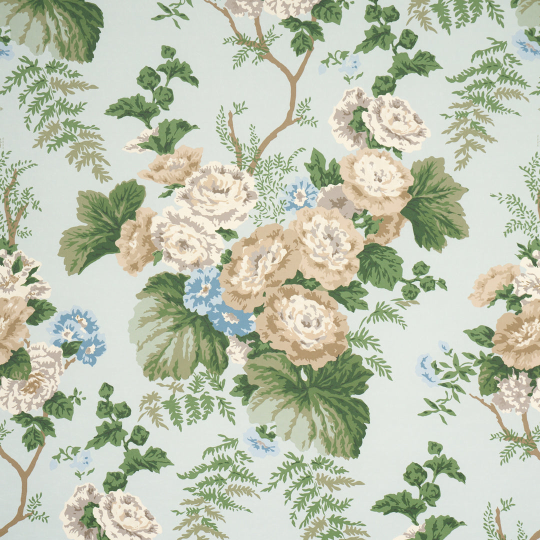 Wycombe Park Sky 5018341 by Schumacher Designer Wallcovering