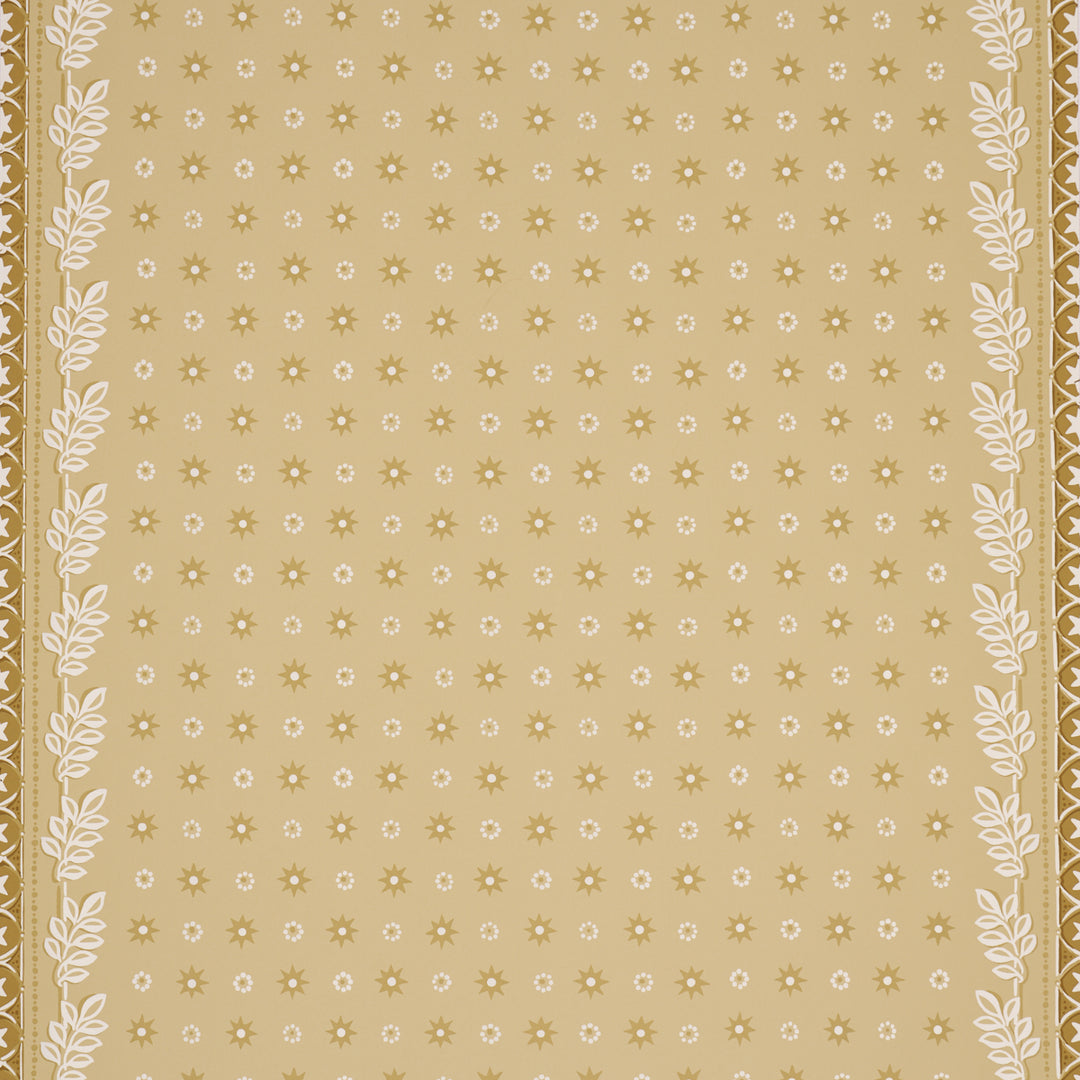 Astor Yellow 5018421 by Schumacher Designer Wallcovering