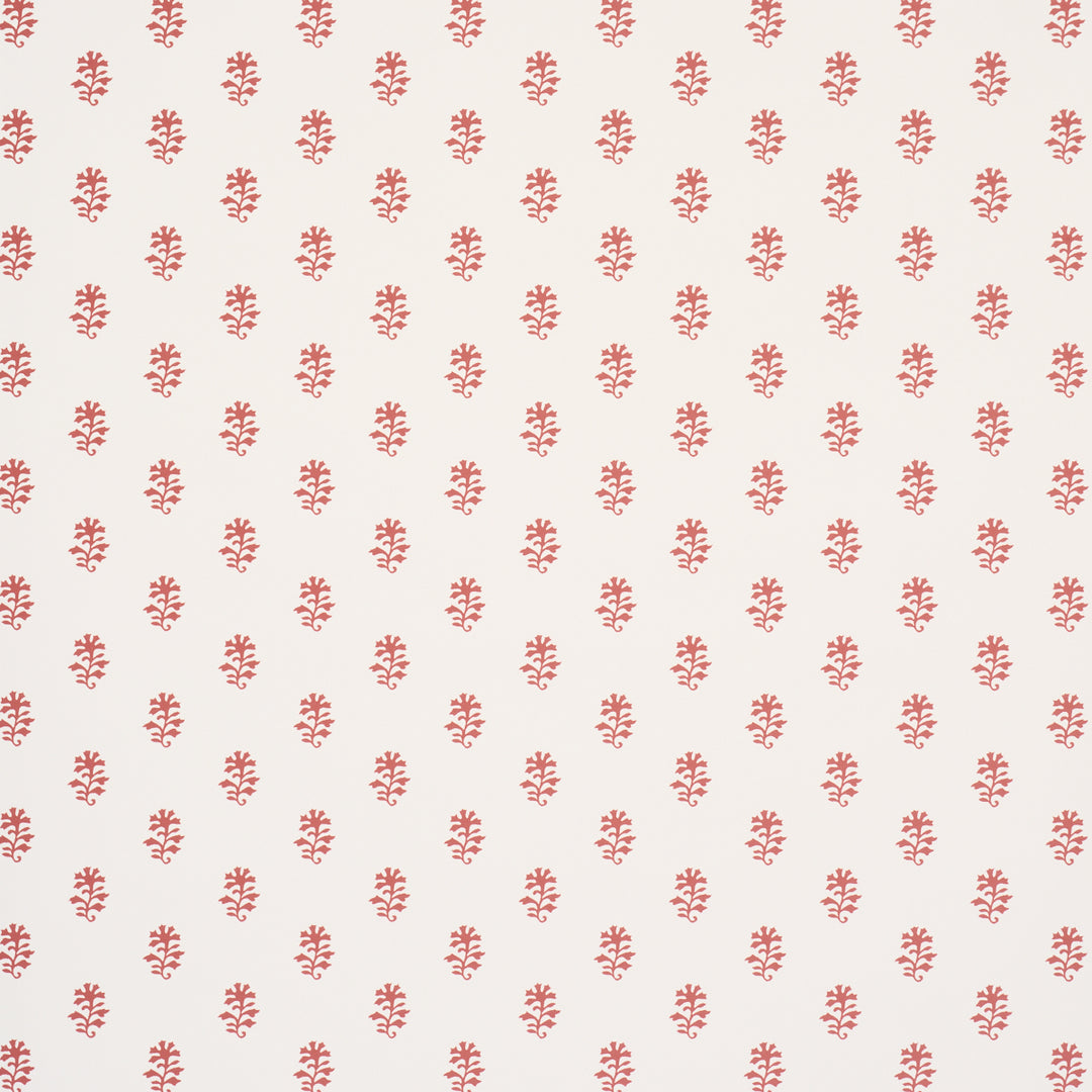 Iksha Cranberry 5018501 by Schumacher Designer Wallcovering