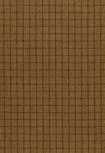 Saville Flannel Check Khaki 50322 by Schumacher Designer Fabric