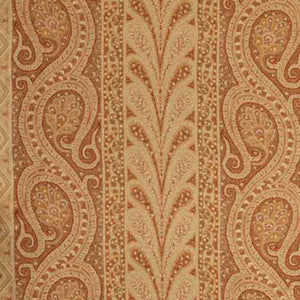 Chatelaine Paisley Camel/Sienna 50770 by Schumacher Designer Fabric