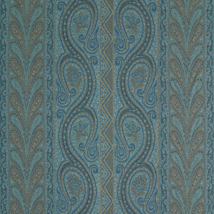 Chatelaine Paisley Blue 50774 by Schumacher Fabric Schumacher Fabric Chatelaine Paisley Blue 50774Fabric VISCOSE 65% ITALY </p><p>Repeat: H: HORZ. 29 1/2" (75CM), V: VERT. 17 1/8" (43CM) 59 - Fabric Carolina -