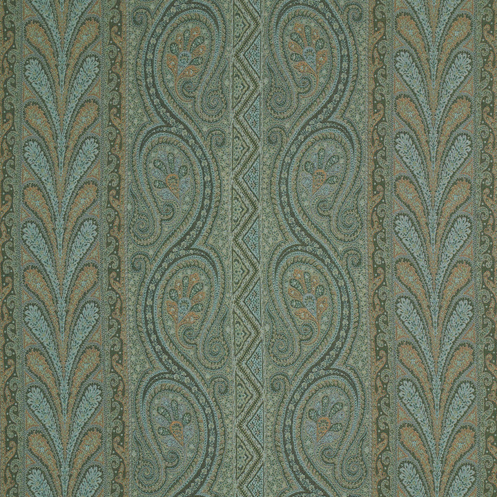 Chatelaine Paisley Jade 50776 by Schumacher Fabric Schumacher Fabric Chatelaine Paisley Jade 50776Fabric VISCOSE 65% ITALY </p><p>Repeat: H: HORZ. 29 1/2" (75CM), V: VERT. 17 1/8" (43CM) 59 - Fabric Carolina -