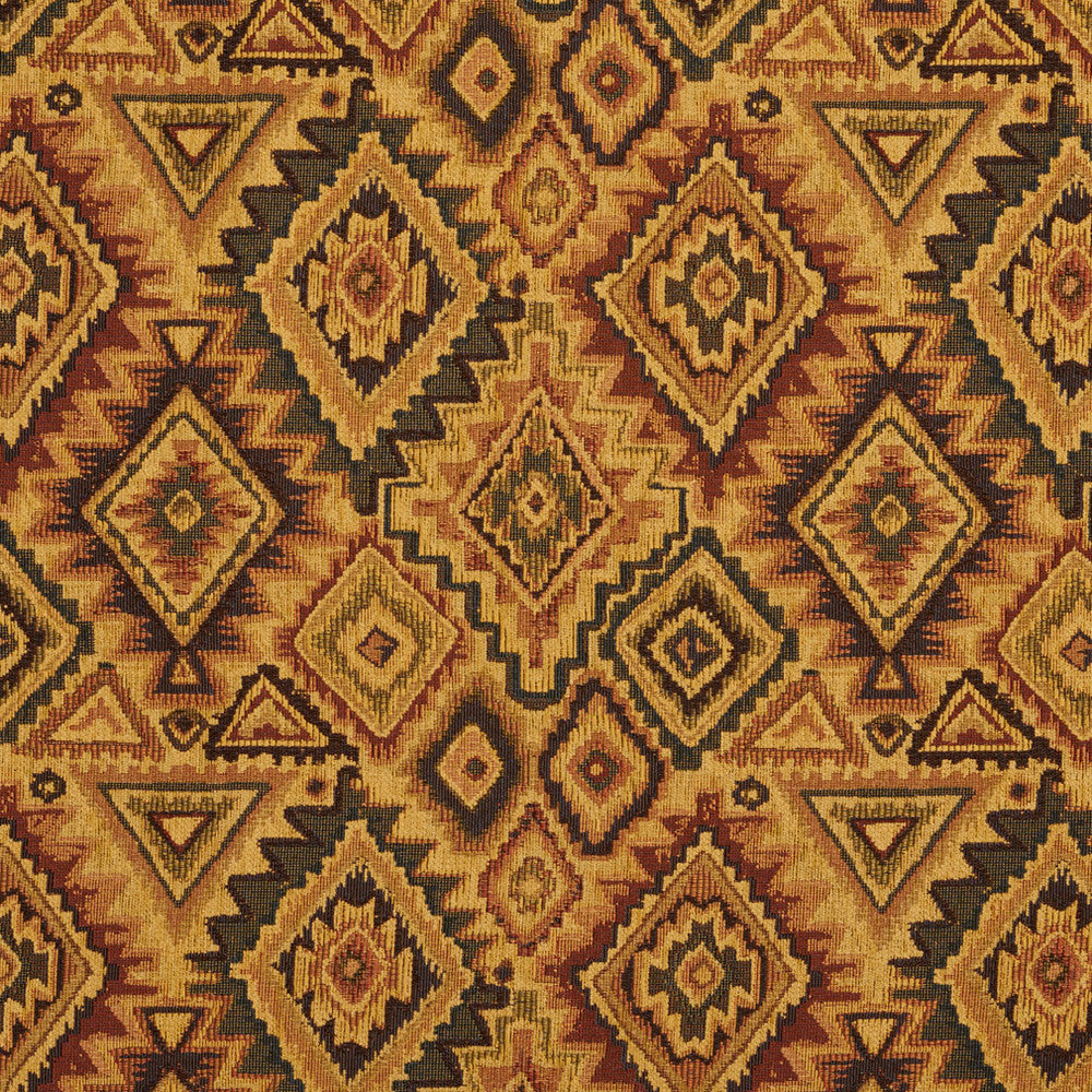 5101 Aztec by Charlotte Designer Fabric Ring Book Page #26 100% Woven Polyester Asia Exceeds 150,000 Wyzenbeek Rubs (Heavy Duty) </p><p>Repeat: Horizontal: 15" x Vertical: 15" 54 Inches - Swanky Fabrics -