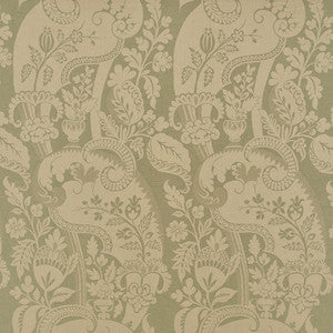 Tela Damasco Aqua 51902 by Schumacher Designer Fabric