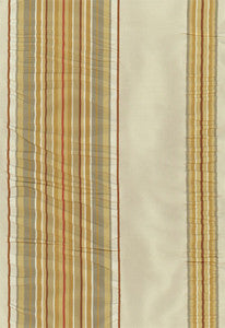 Bizet Ruched Stripe Fresco 51943 by Schumacher Designer Fabric