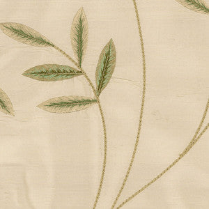 Vigne Embroidery Willow 52081 by Schumacher Designer Fabric