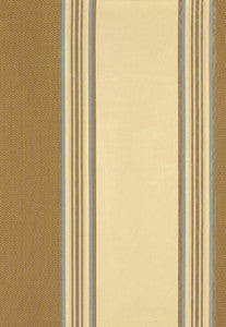 Ava Silk Stripe Mocha 52370 by Schumacher Designer Fabric