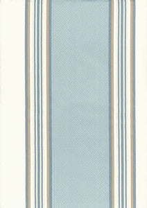 Ava Silk Stripe Cornflower 52372 by Schumacher Designer Fabric