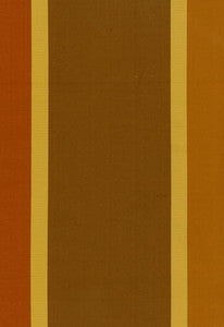 Olivia Silk Stripe Sienna 52702 by Schumacher Designer Fabric